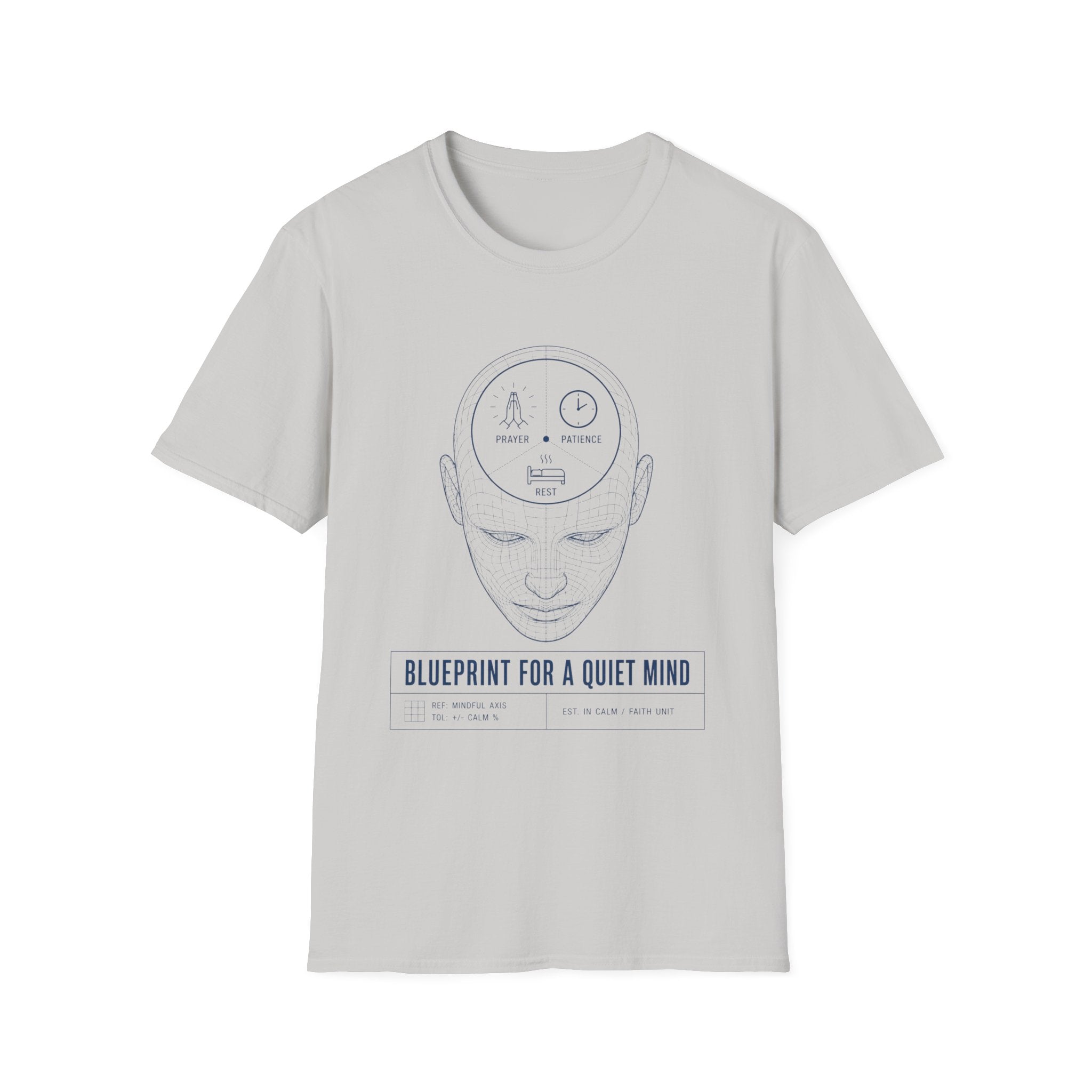 Blue Print for a Quiet Mind T-Shirt