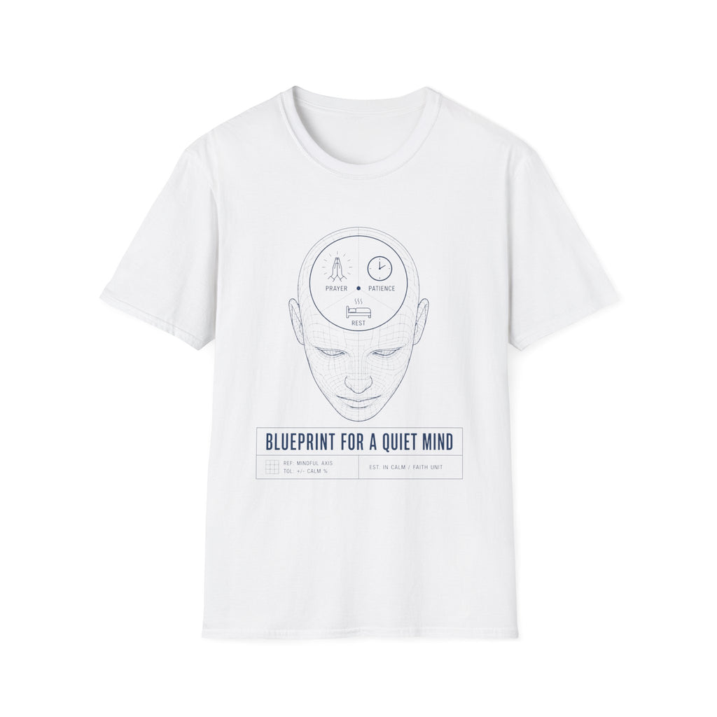 Blue Print for a Quiet Mind T-Shirt