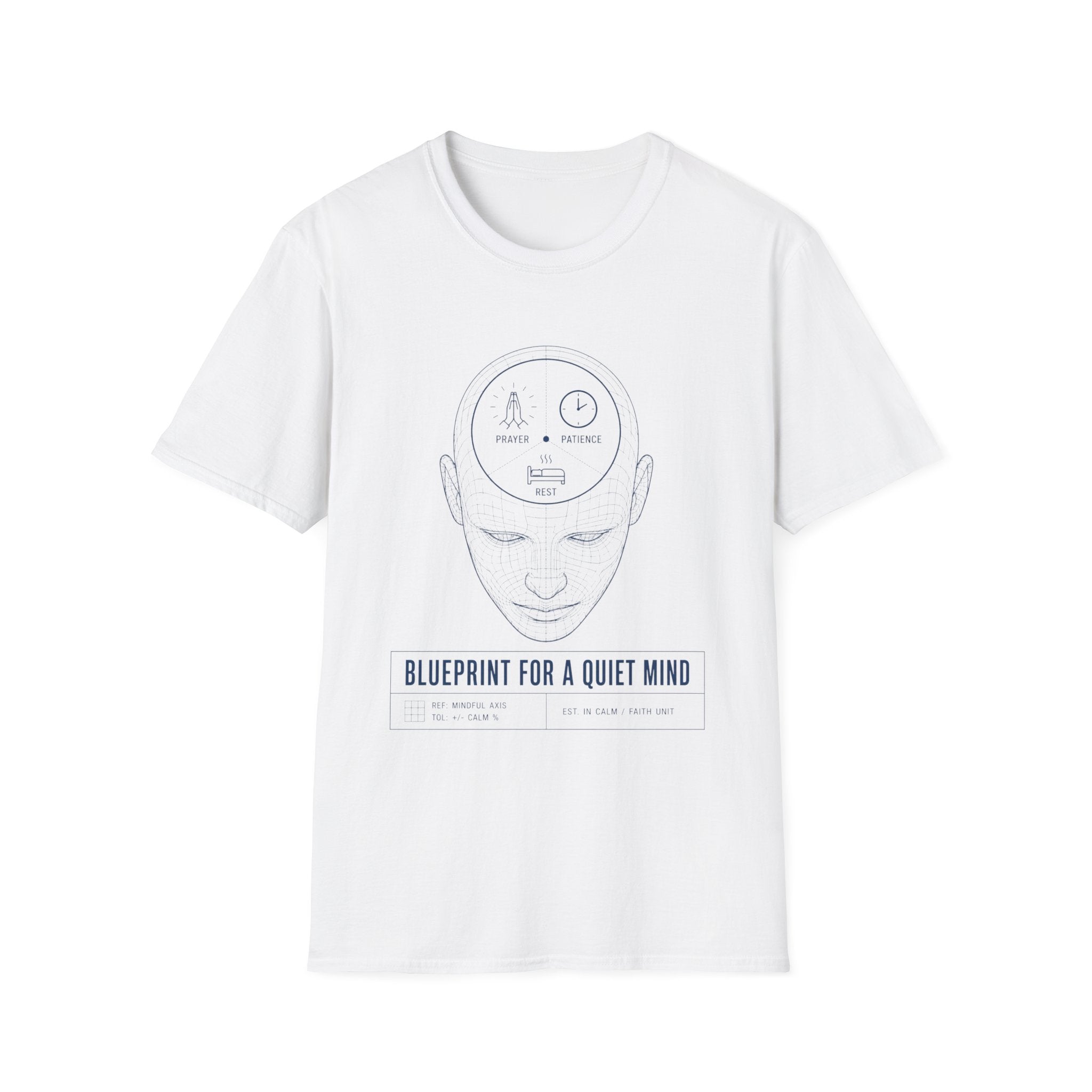Blue Print for a Quiet Mind T-Shirt