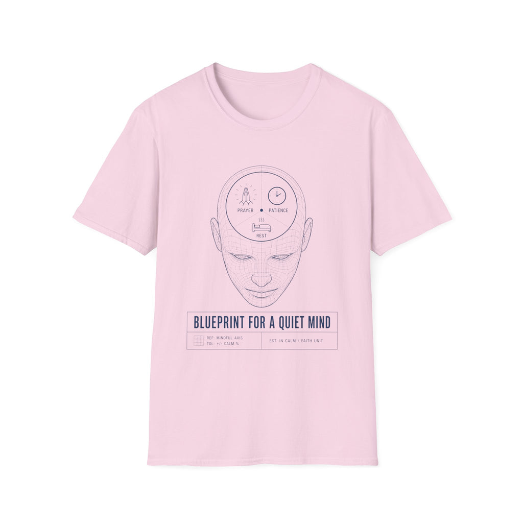 Blue Print for a Quiet Mind T-Shirt