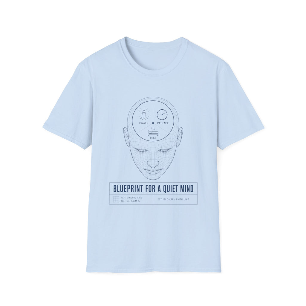 Blue Print for a Quiet Mind T-Shirt