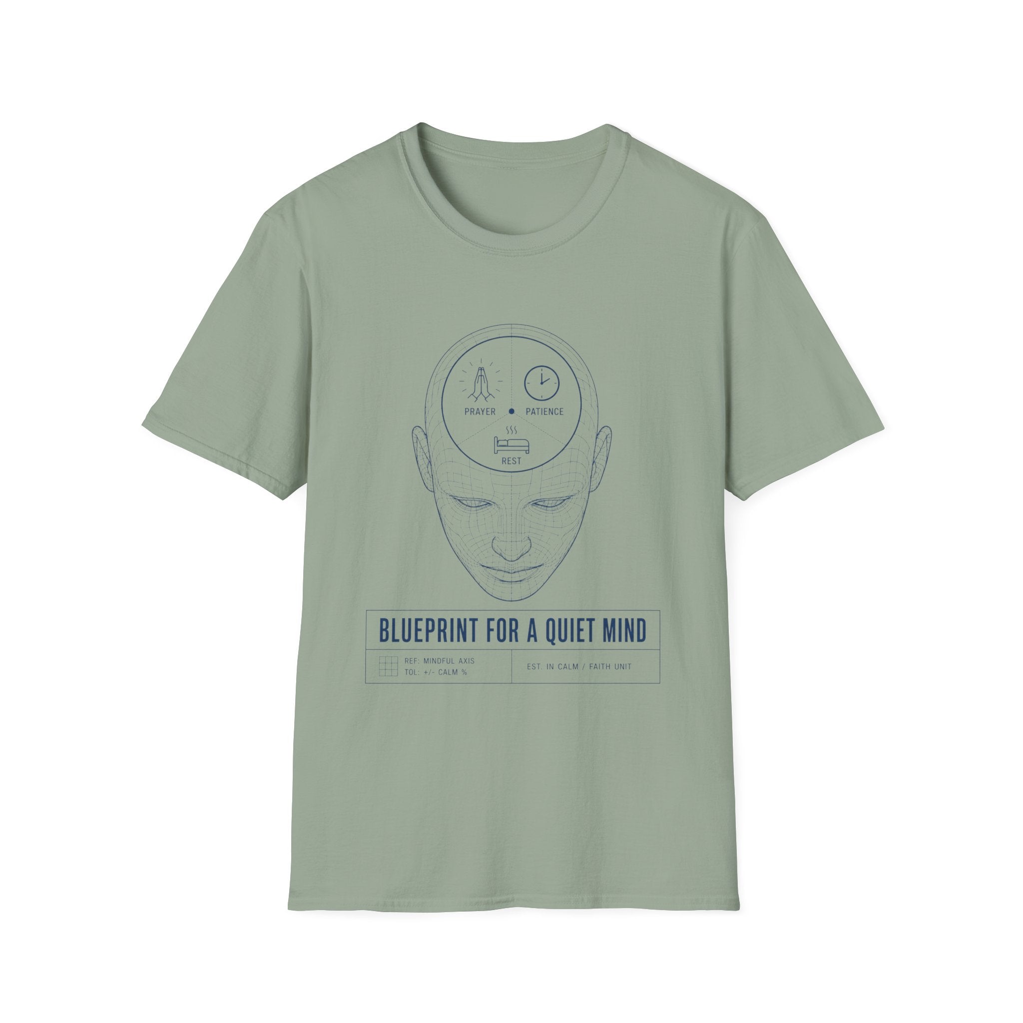 Blue Print for a Quiet Mind T-Shirt