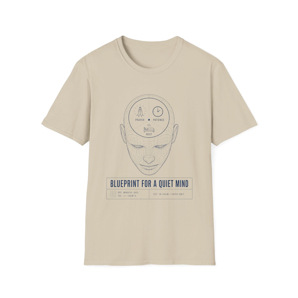 Blue Print for a Quiet Mind T-Shirt